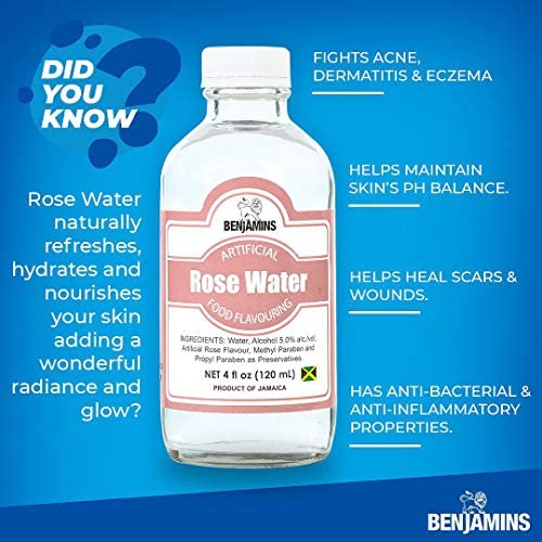 Benjamins Rose Water 16 FL Oz