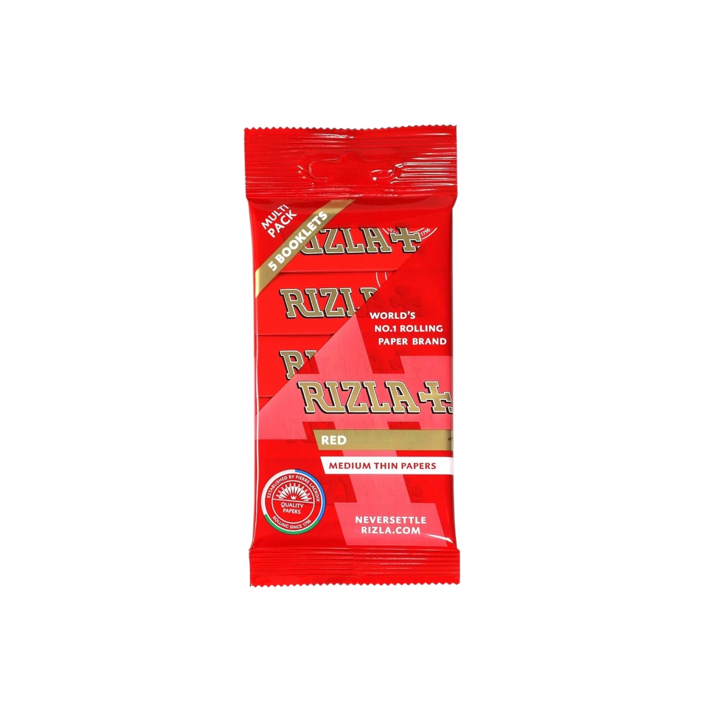 Rizla Red (Medium Thin) Rolling Papers 50 Pack - Regular