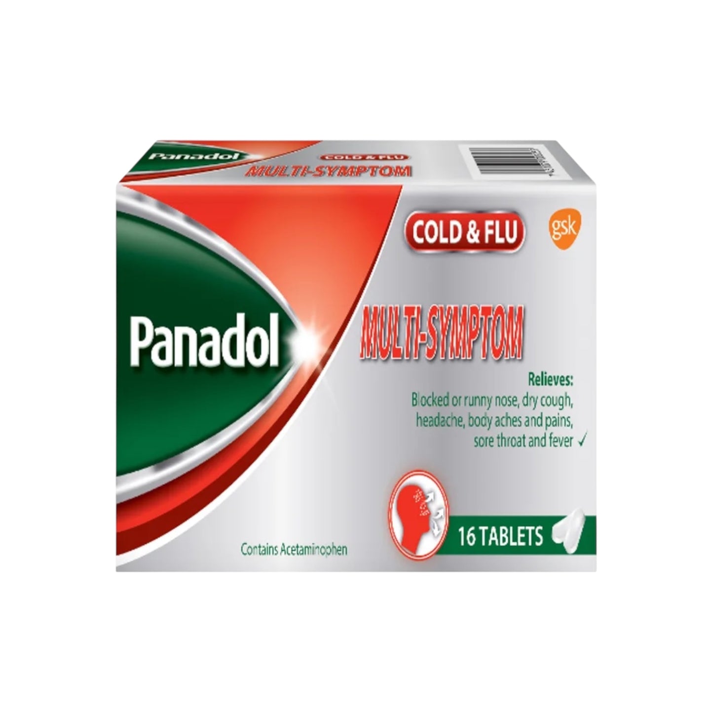 Panadol Cold & Flu Multi-symptom Tablets