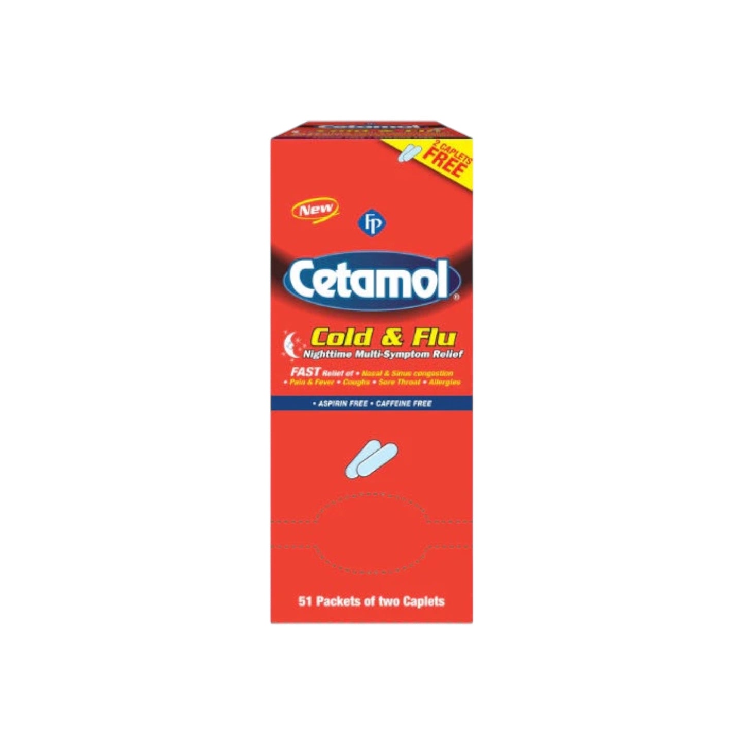 FP Cetamol Cold & Flu Multi-Symptom- Day & Night Relief