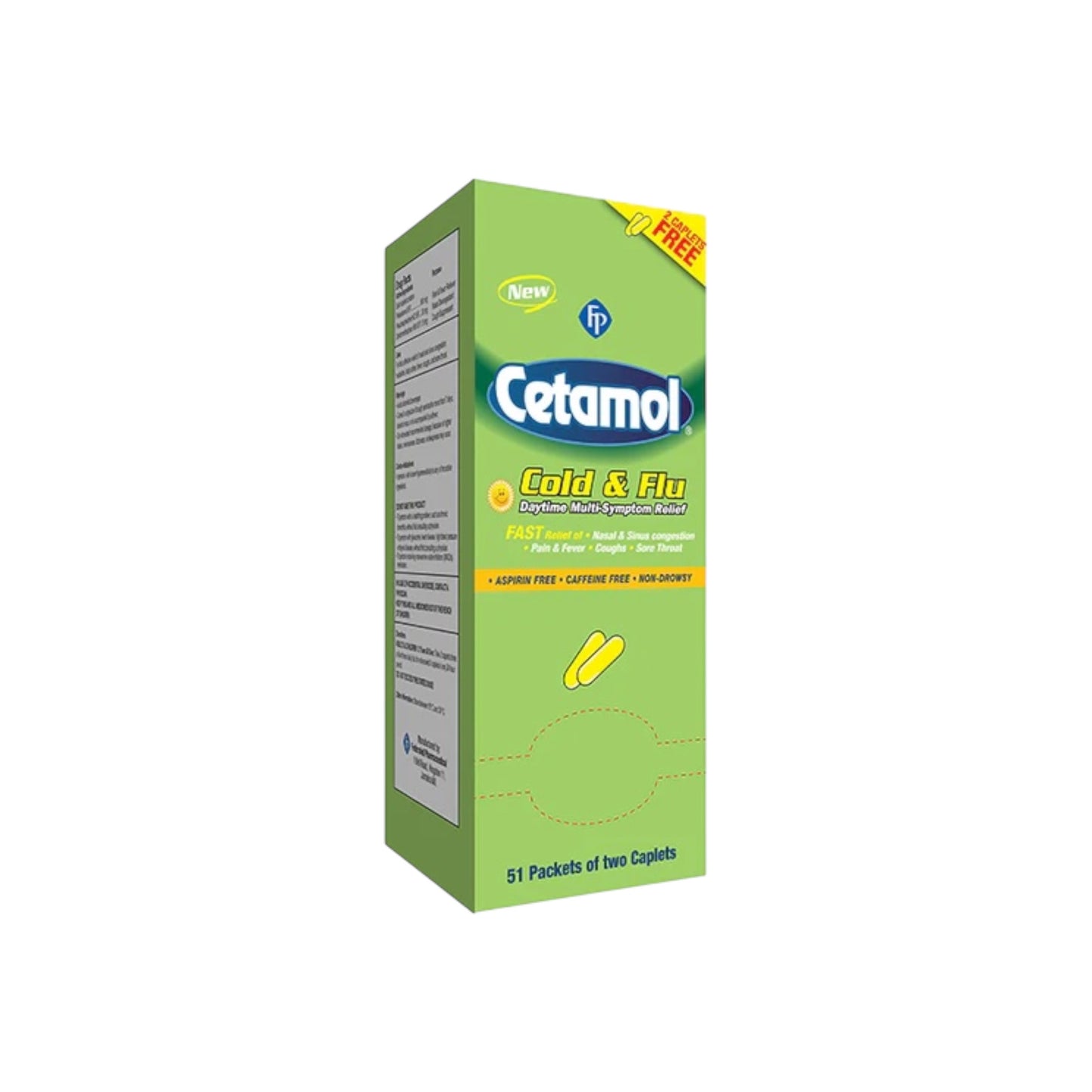 FP Cetamol Cold & Flu Multi-Symptom- Day & Night Relief