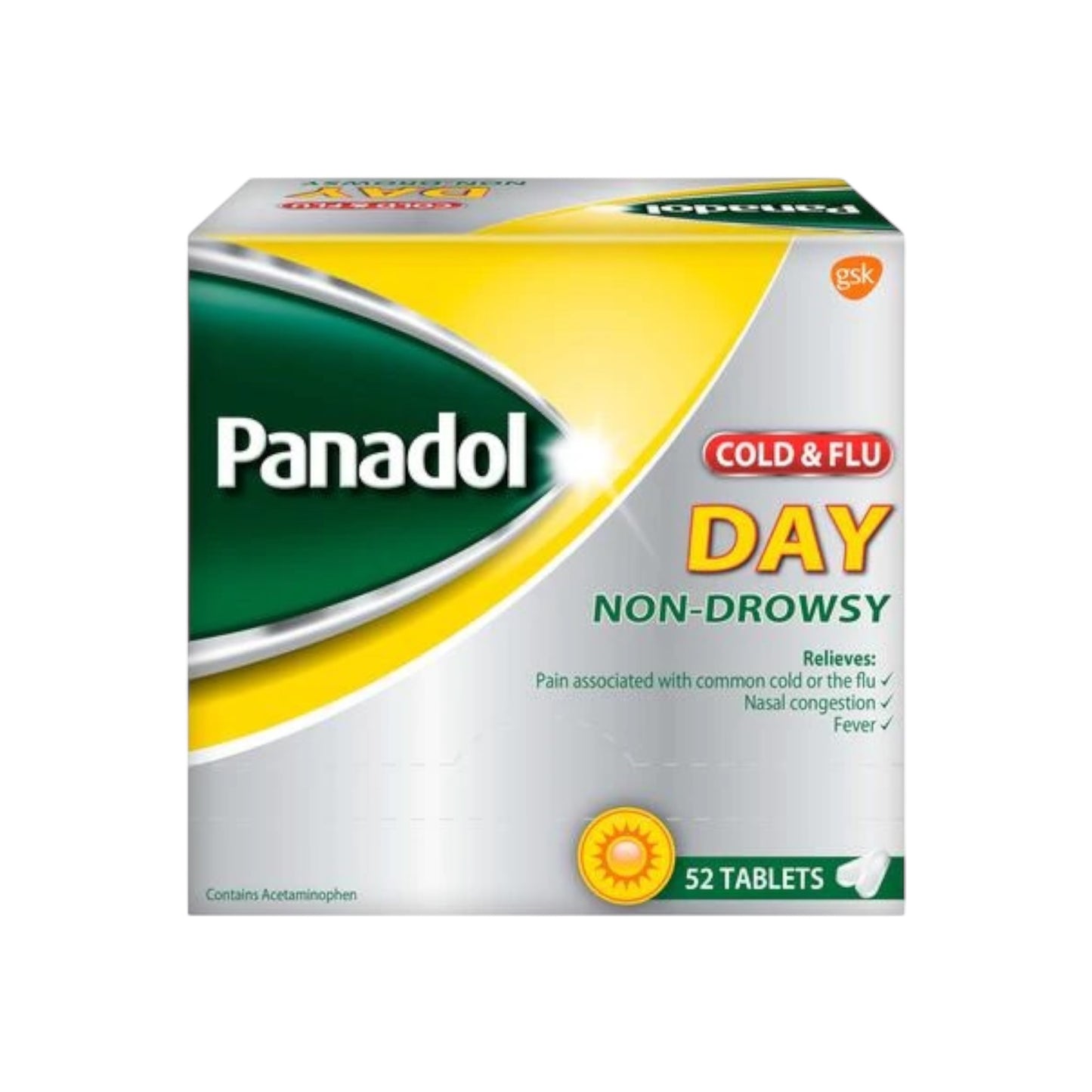 Panadol Cold & Flu Non-Drowsy Tablets