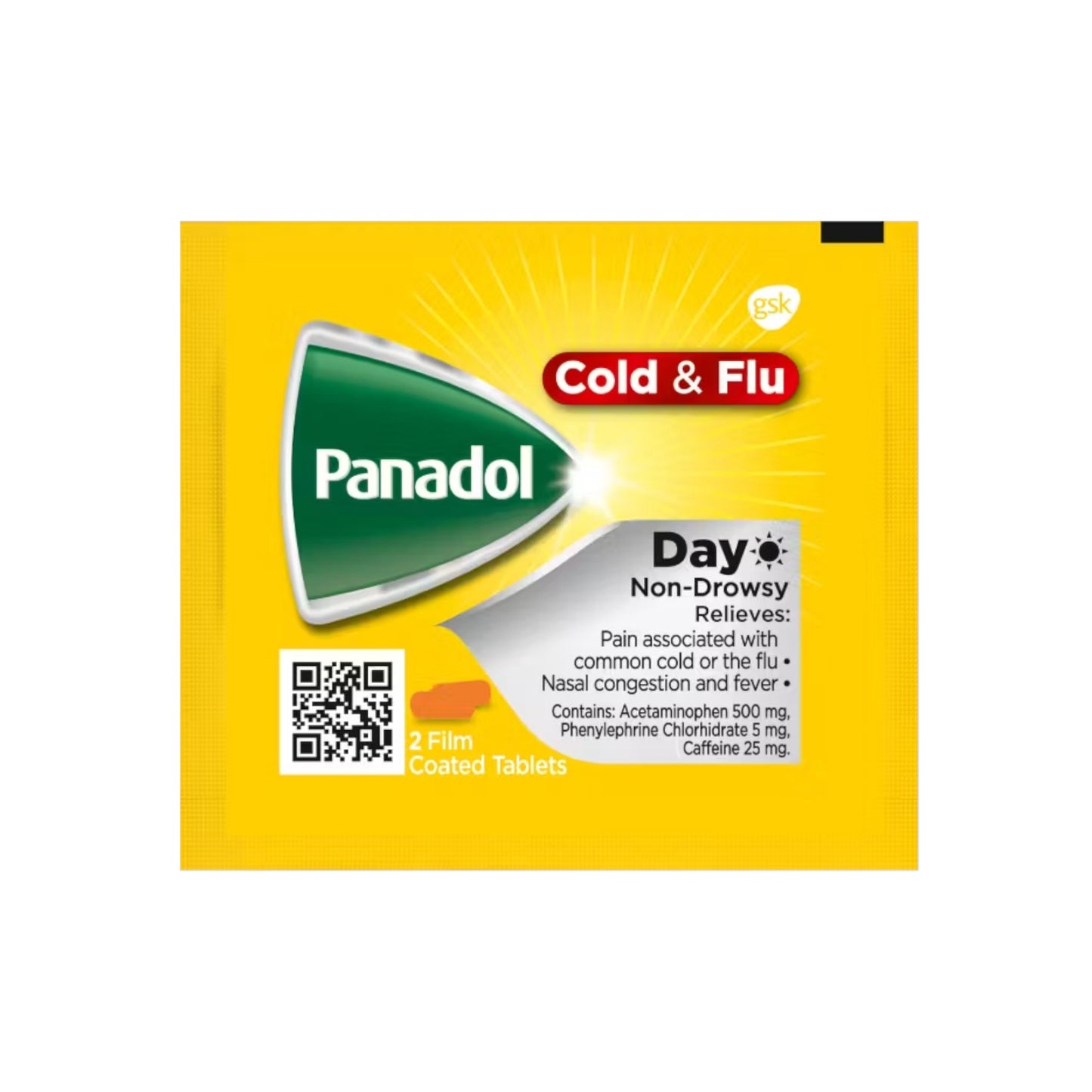 Panadol Cold & Flu Non-Drowsy Tablets