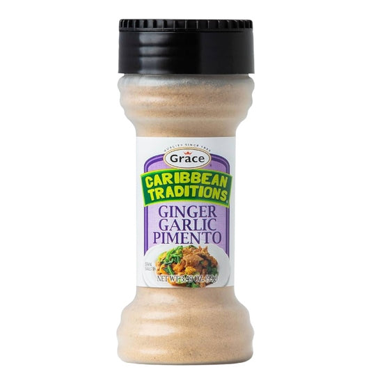 Grace Caribbean Traditions Ginger, Garlic and Pimento Seasoning 3.49 Oz
