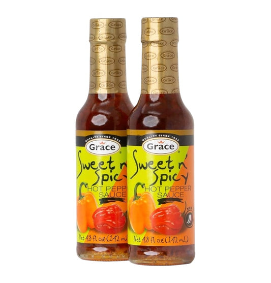 Grace Sweet N' Spicy Hot Pepper Sauce 4.8 FL Oz