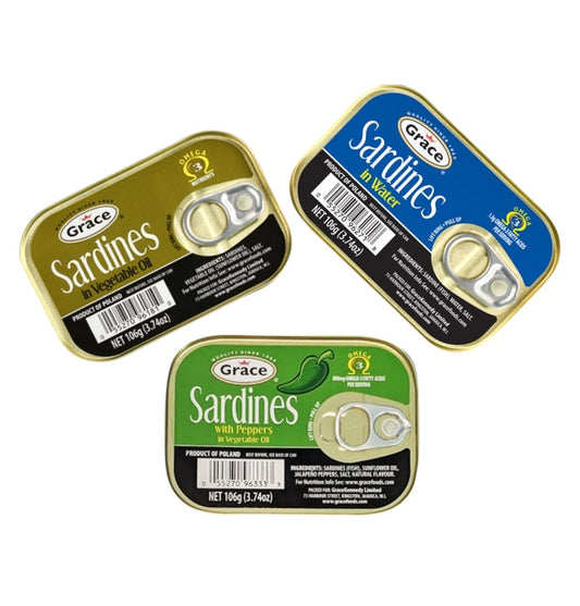 Grace Sardines in Vegetable Oil 3.74 Oz