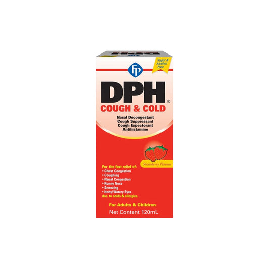 FP Children DPH Cough & Cold Adult Strawberry 120ml