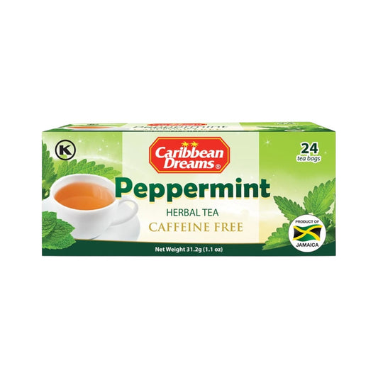 Caribbean Dreams Peppermint Herbal Tea, 24 Teabags